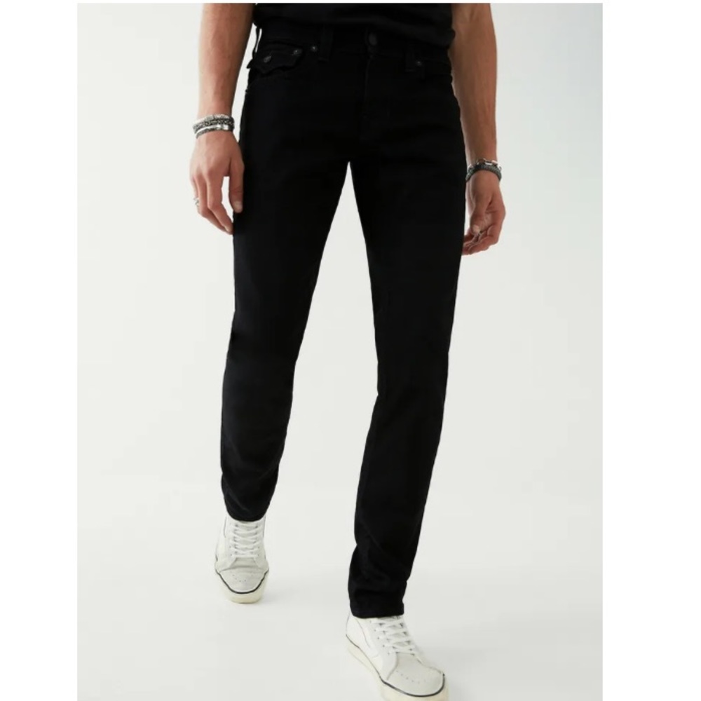 True Religion Rocco Relaxed Skinny Black
Jeans Men's Size 36